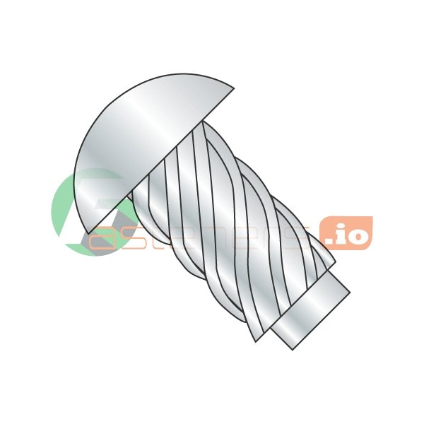Newport Fasteners Self-Drilling Screw, #12 x 3/8 in, Zinc Plated Steel Domed Head Hammer Drive Drive, 5000 PK 494024 - main